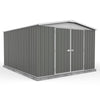 Mercia Absco Regent Apex Metal Shed in Woodland Grey (10x12) (ESDXL20MET098 - EAN 5029442090580)