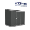 Mercia Absco Space Saver Titanium Pent Metal Shed in Dark Grey (7'5x5) (ESDXL20MET108 - EAN 5029442005348)