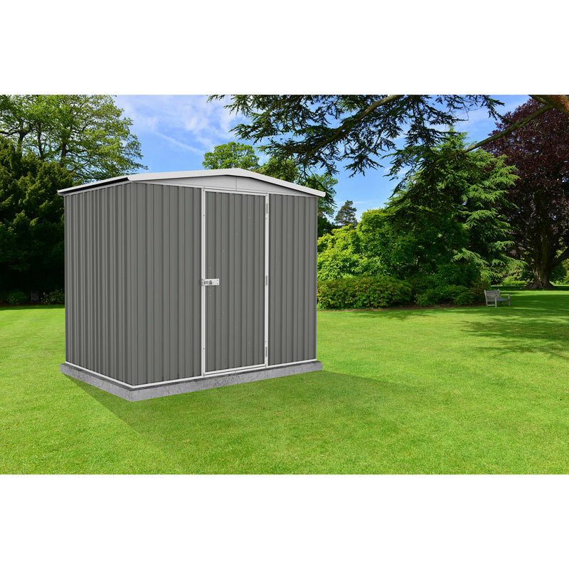 Mercia Absco Regent Apex Metal Shed in Woodland Grey (7'5x5) (ESDXL20MET121 - EAN 5029442005478)