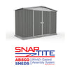 Mercia Absco Regent Apex Metal Shed in Woodland Grey (10x5) (ESDXL20MET123 - EAN 5029442005492)