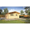 Eurowood (Eurovudas) Faro Log Cabin 4x5m (13x16), 44mm - Outside Store