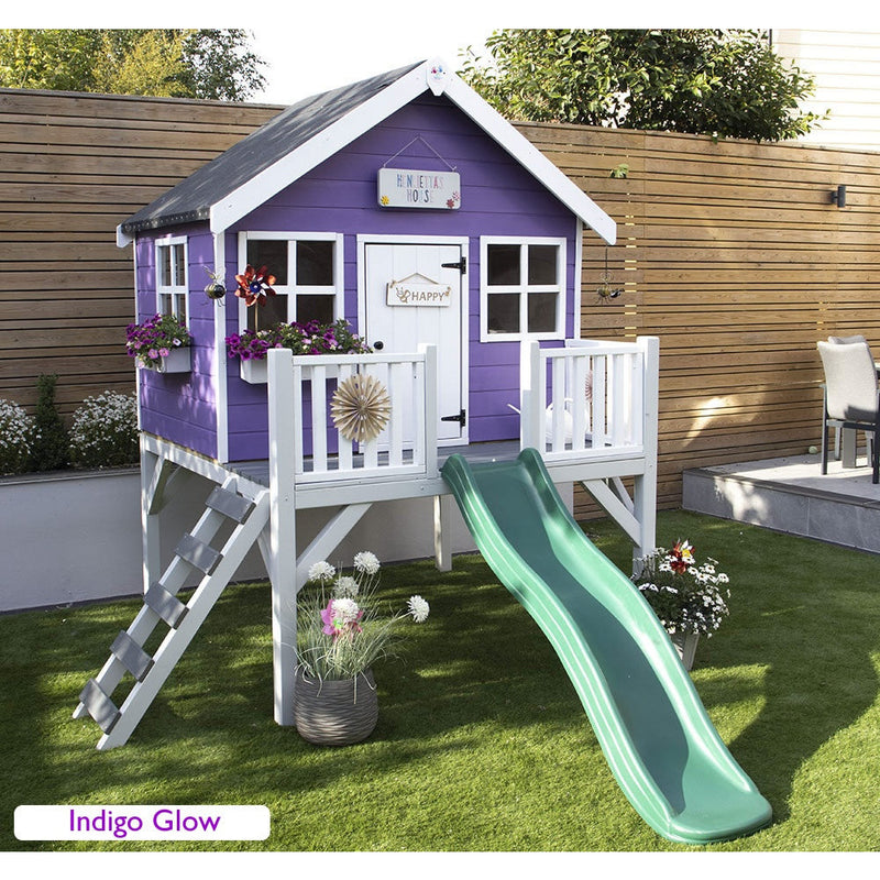 Little Rascals Felix Playhouse With Slide and Veranda (6x4)