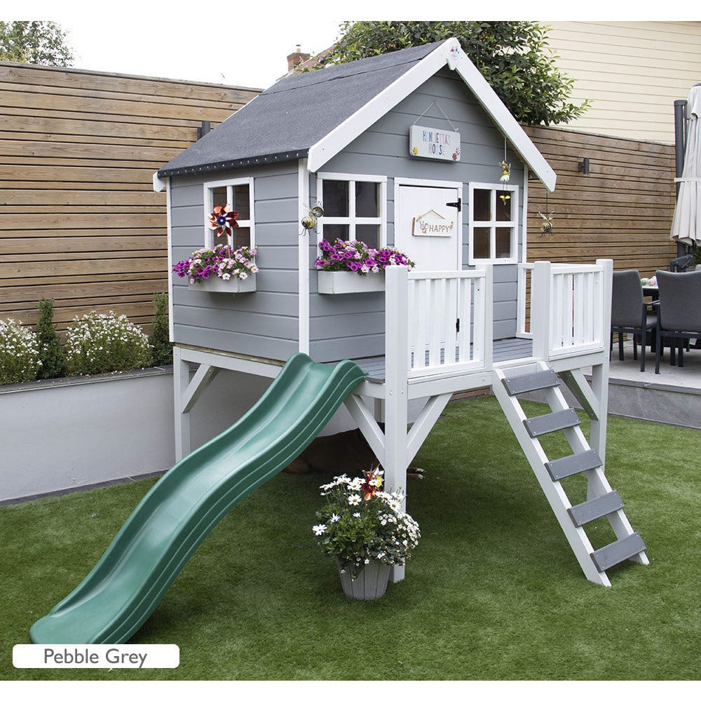 Little Rascals Felix Playhouse With Slide and Veranda (6x4)