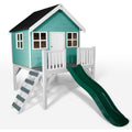 Little Rascals Felix Playhouse With Slide and Veranda (6x4)