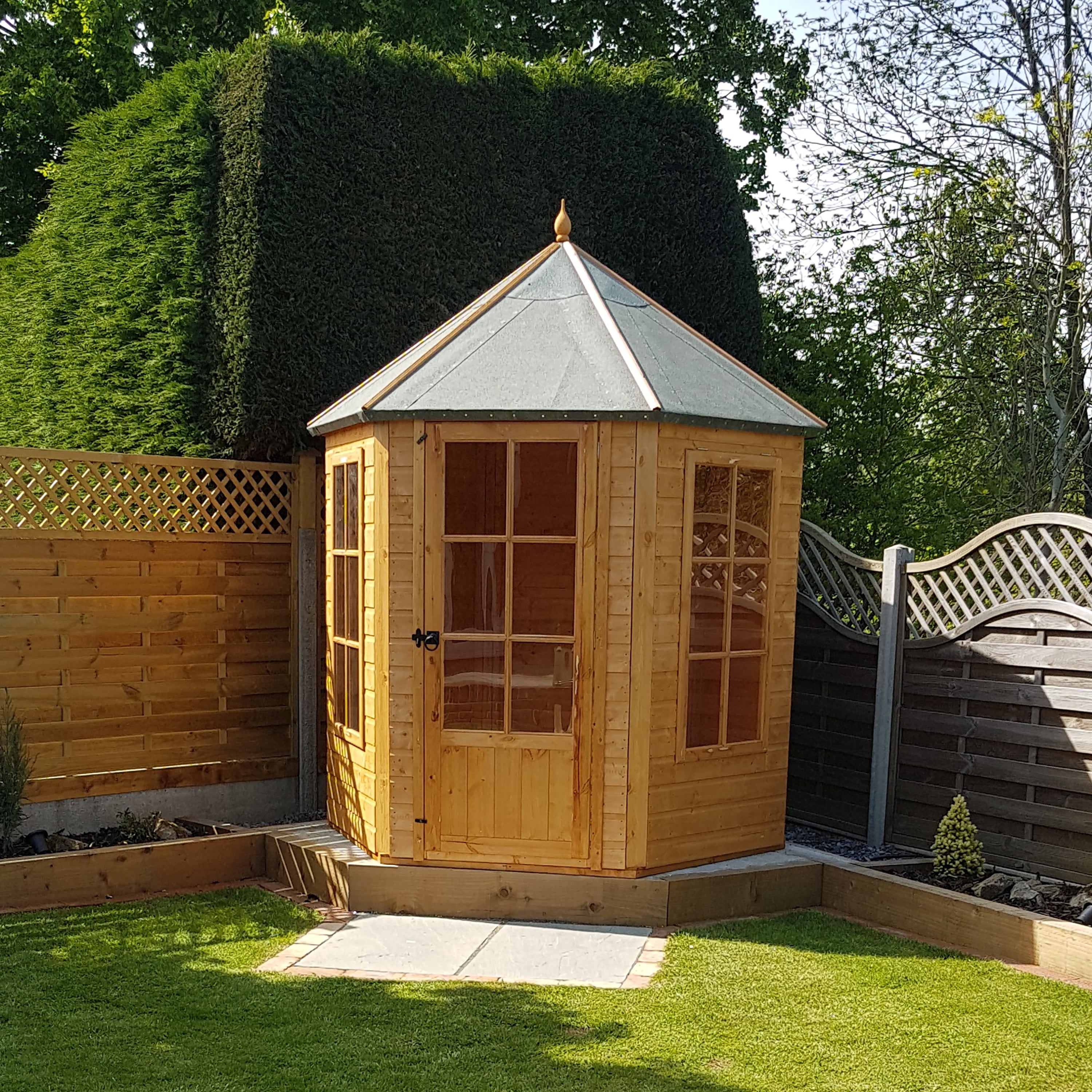 Shire Gazebo Summerhouse (7x6) GSHE0706DSL-1AA 5060437982039 - Outside Store