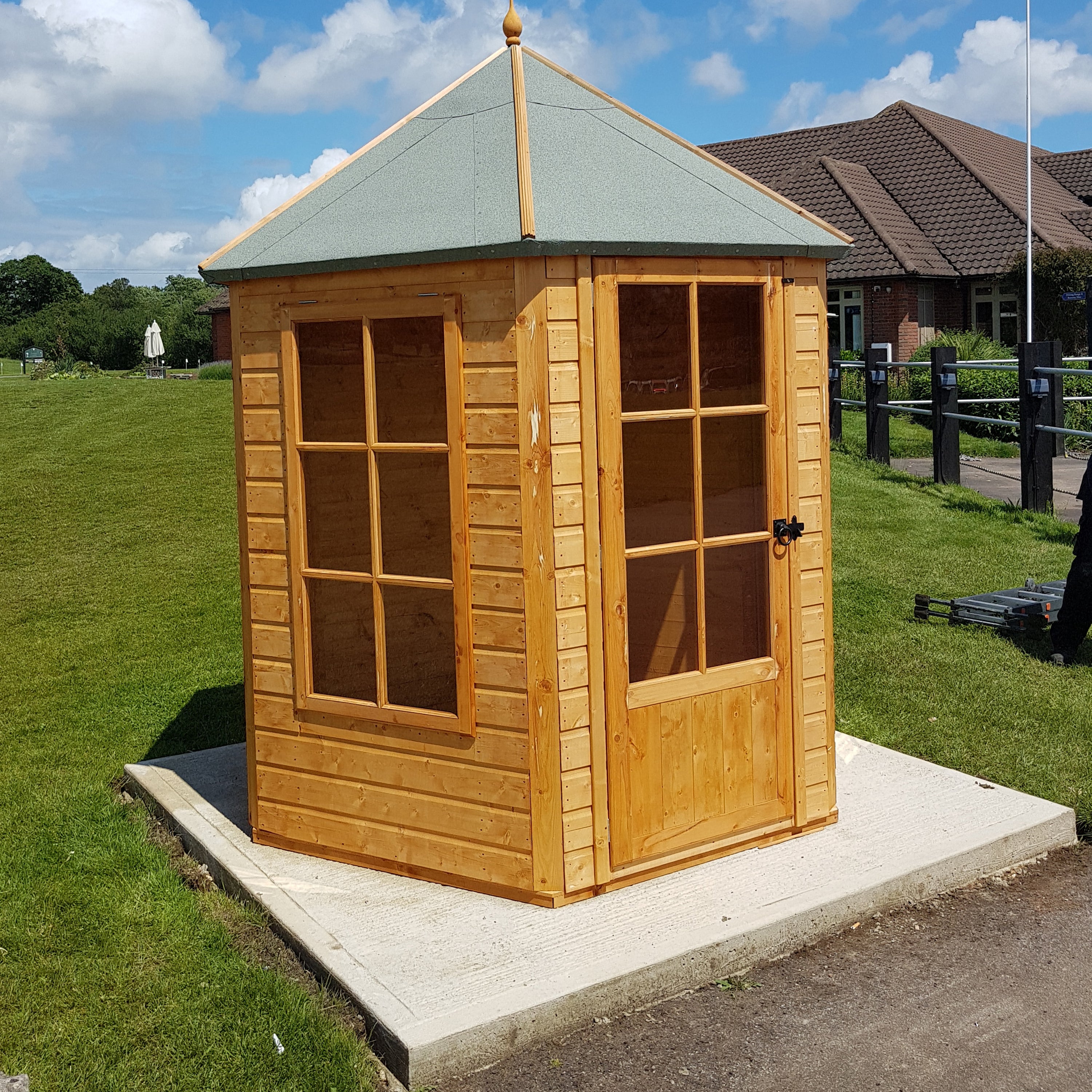 Shire Gazebo Summerhouse (7x6) GSHE0706DSL-1AA 5060437982039 - Outside Store