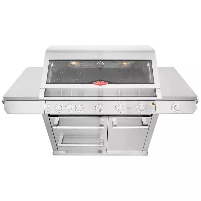 BeefEater 7000 Series Premium - 5 Burner BBQ & Side Burner Trolley (BMF7655SAEU 5060912592173)