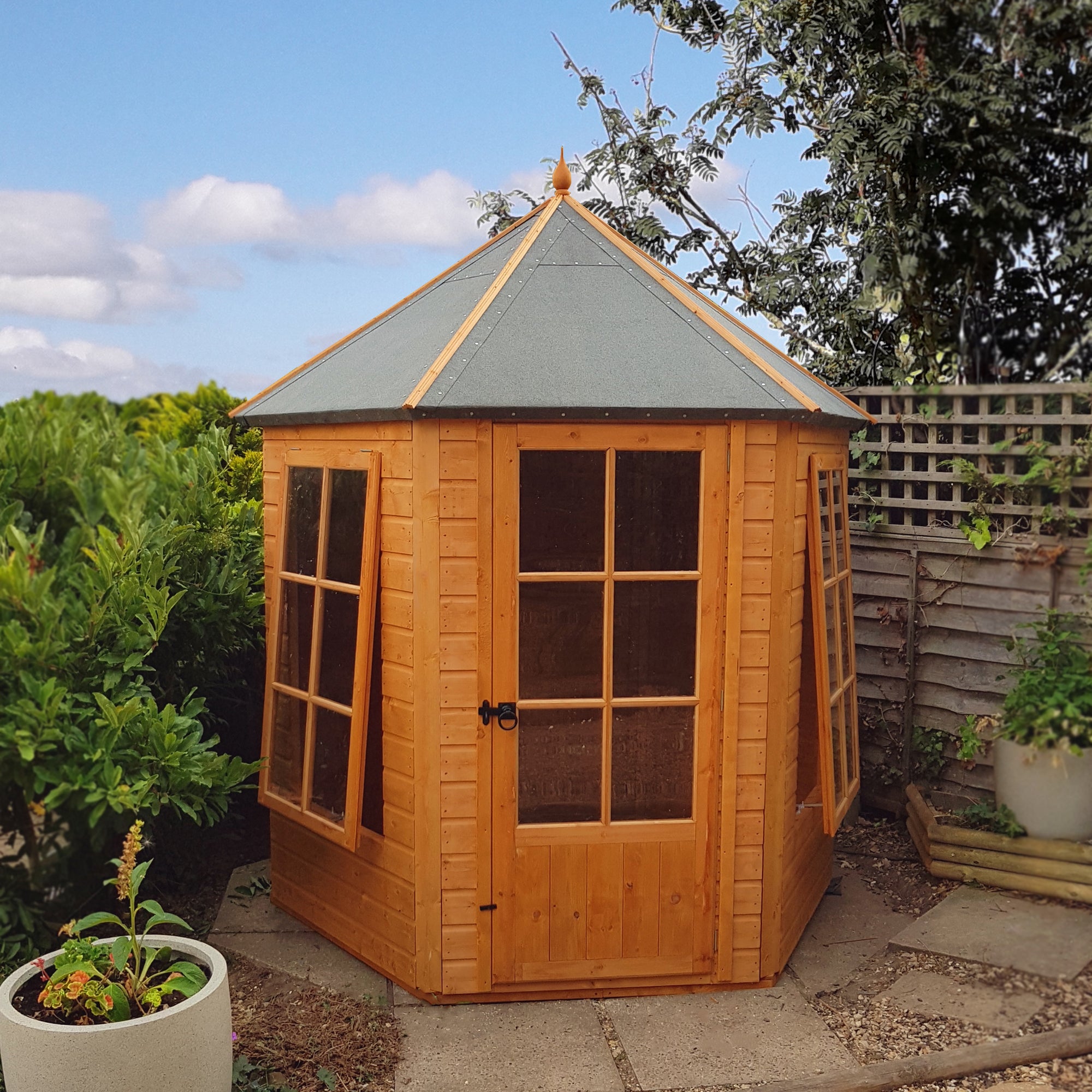 Shire Gazebo Summerhouse (7x6) GSHE0706DSL-1AA 5060437982039 - Outside Store