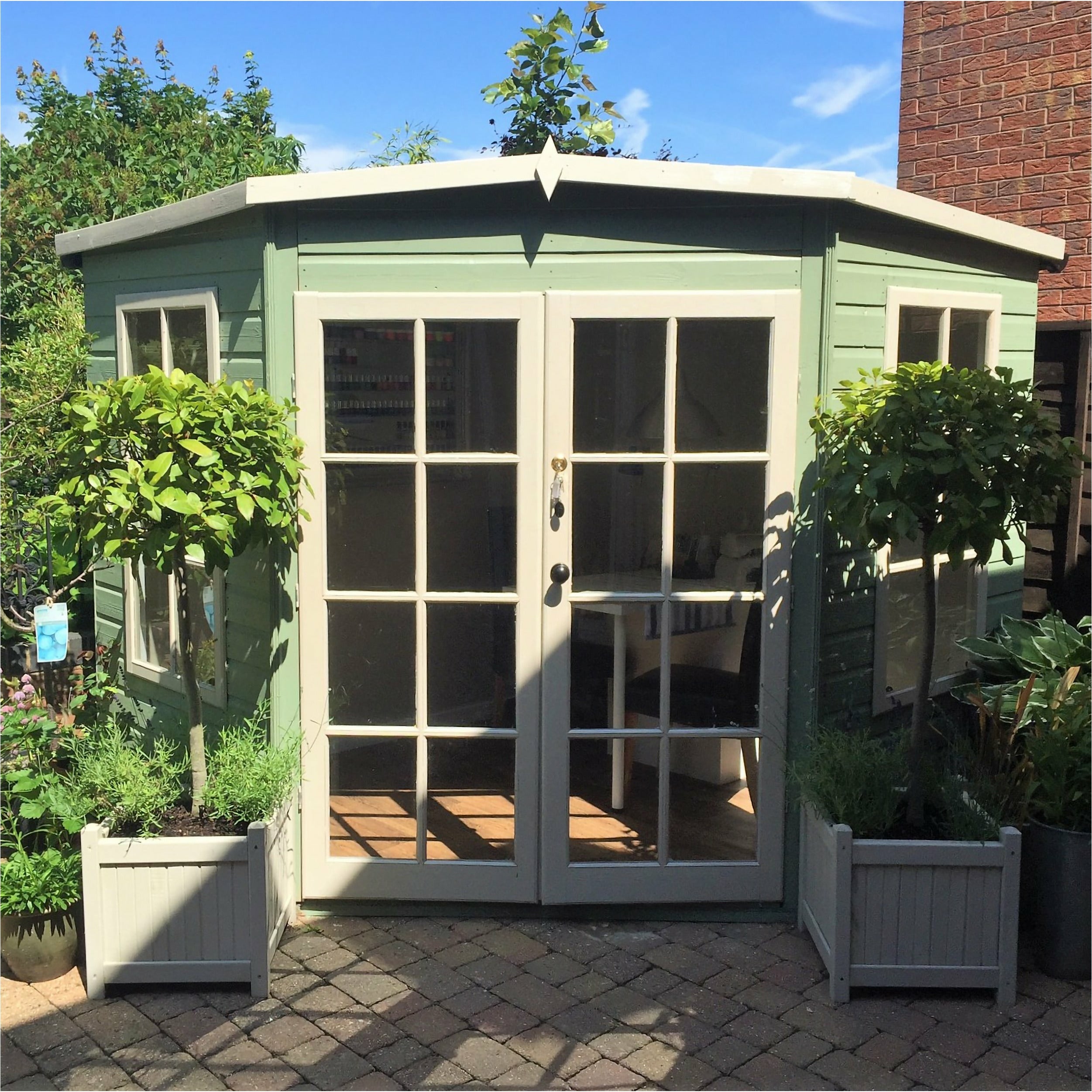 Shire Hampton Summerhouse (8x8) HAMP0808DSL-1AA 5060437982022 - Outside Store