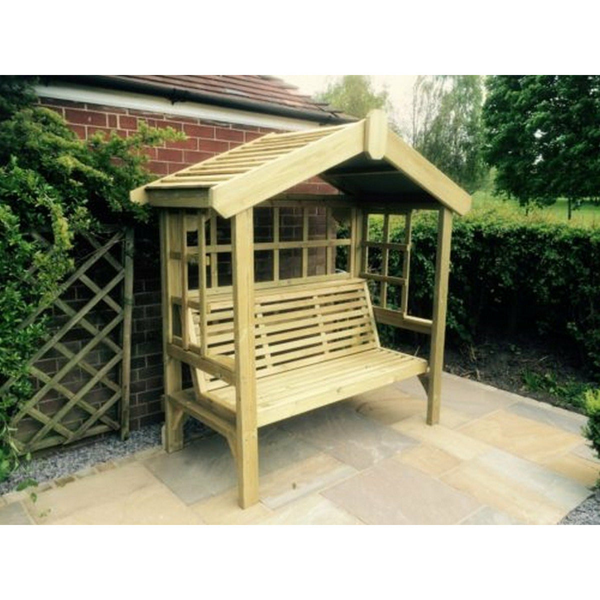 Churnet Valley Cottage Arbour Trellis 3 Seaters CA104 9145341341496