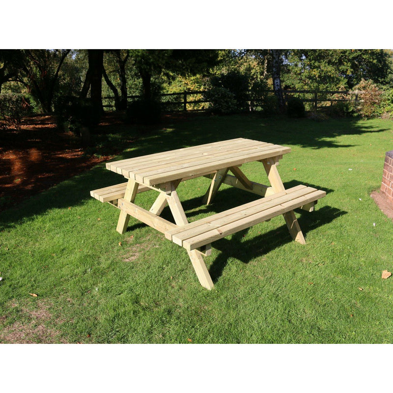 Churnet Valley Deluxe Picnic Table 1500 Length PT103 7435353658951