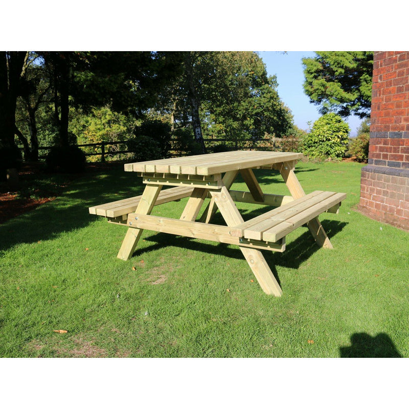 Churnet Valley Deluxe Picnic Table 1800 Length PT104 9145341341137