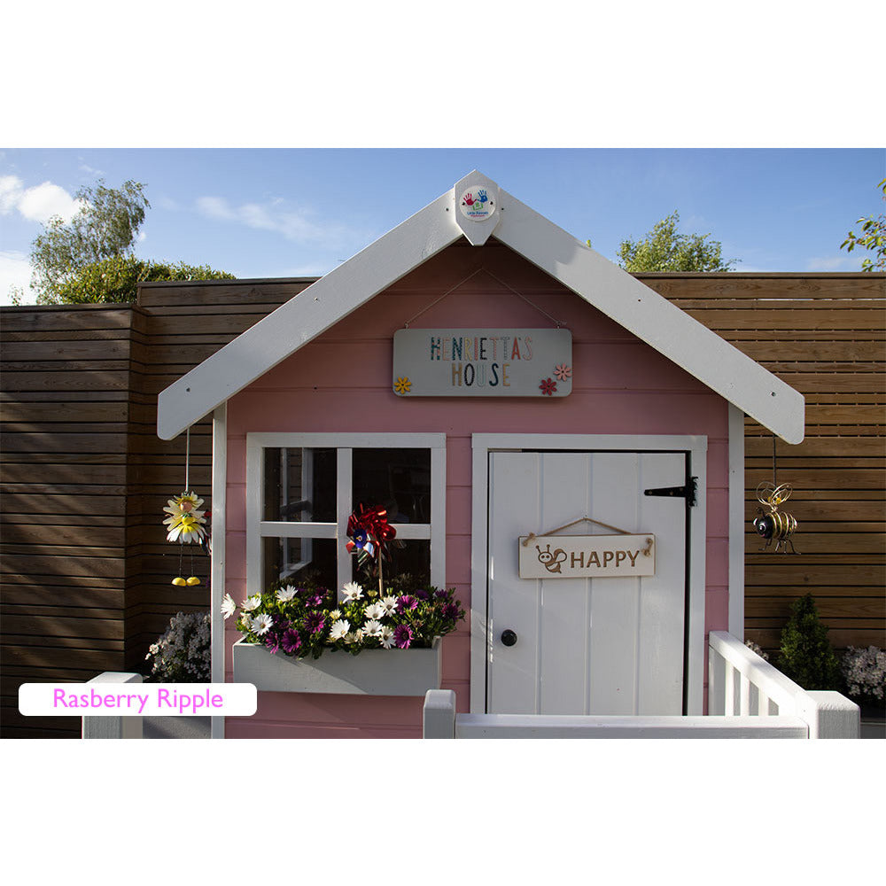 Little Rascals Jasper Playhouse With Slide and Veranda (4x4)