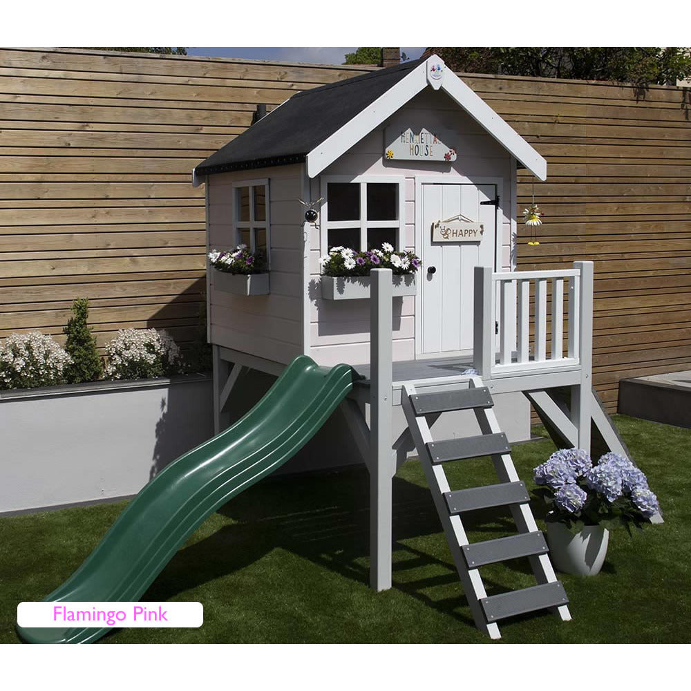 Little Rascals Jasper Playhouse With Slide and Veranda (4x4)