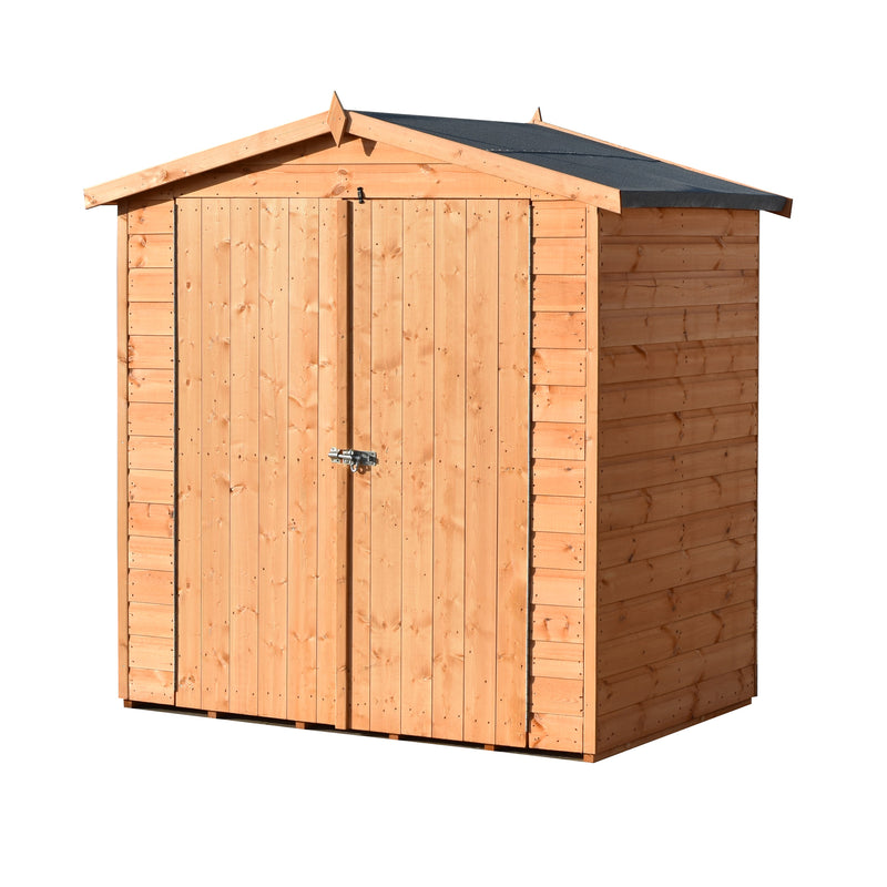 Shire Lewis Premium Shed Range Double Door (4x6) LEWD0406DSL-1AA 5060490133485 - Outside Store