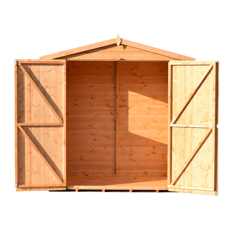 Shire Lewis Premium Shed Range Double Door (4x6) LEWD0406DSL-1AA 5060490133485 - Outside Store