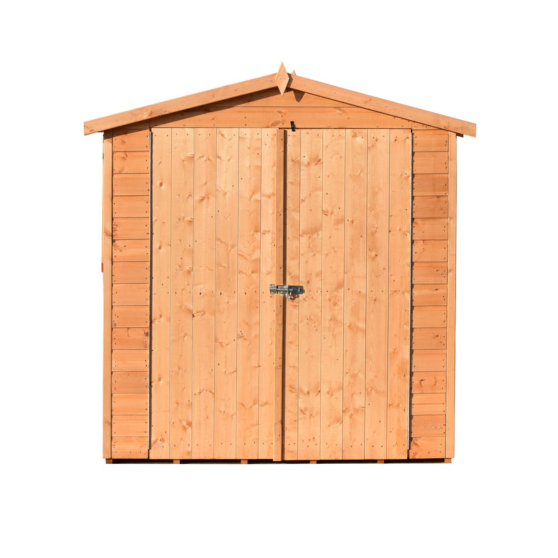 Shire Lewis Premium Shed Range Double Door (4x6) LEWD0406DSL-1AA 5060490133485 - Outside Store