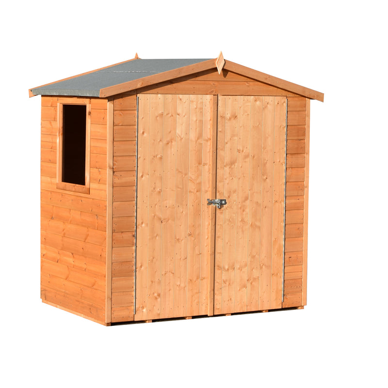 Shire Lewis Premium Shed Range Double Door (4x6) LEWD0406DSL-1AA 5060490133485 - Outside Store