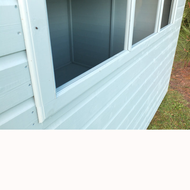 Shire Lewis Premium Shed Range Single Door (8x6) LEWI0806DSL-1AA 5060211117343 - Outside Store