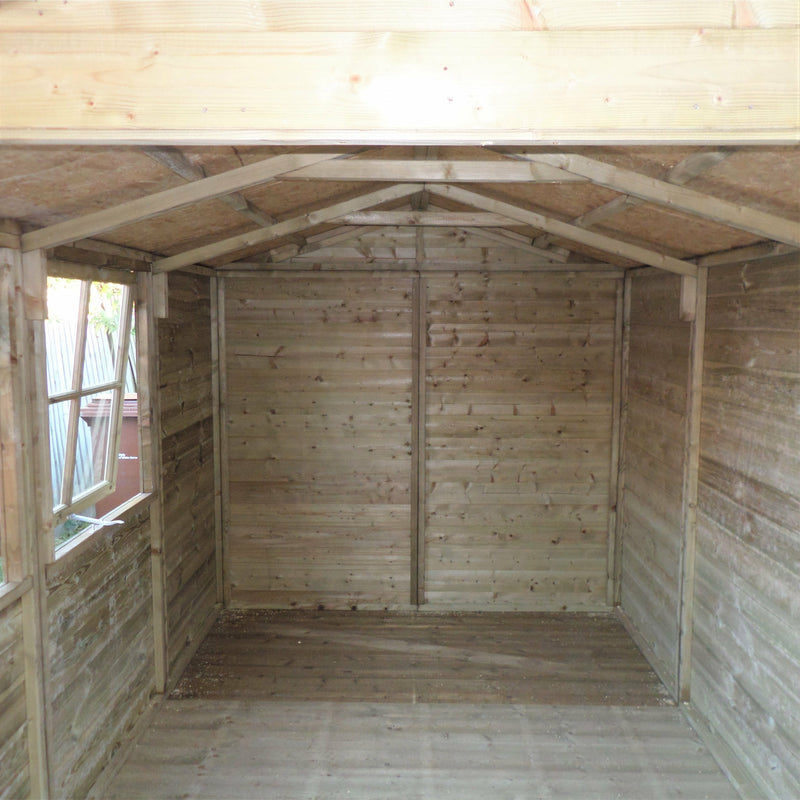 Shire Guernsey Pressure Treated Shiplap Range Shed Double Door (10x7) GUER0710PSL-1AA 5060490130217 - Outside Store