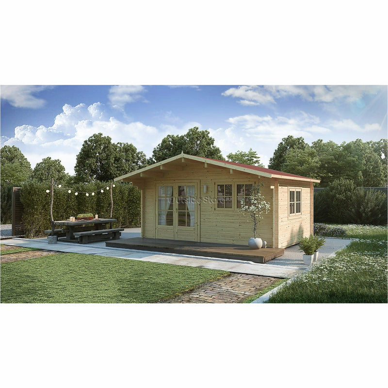 Eurowood (Eurovudas) Monaco Log Cabin 3x3 (10x10) - Outside Store