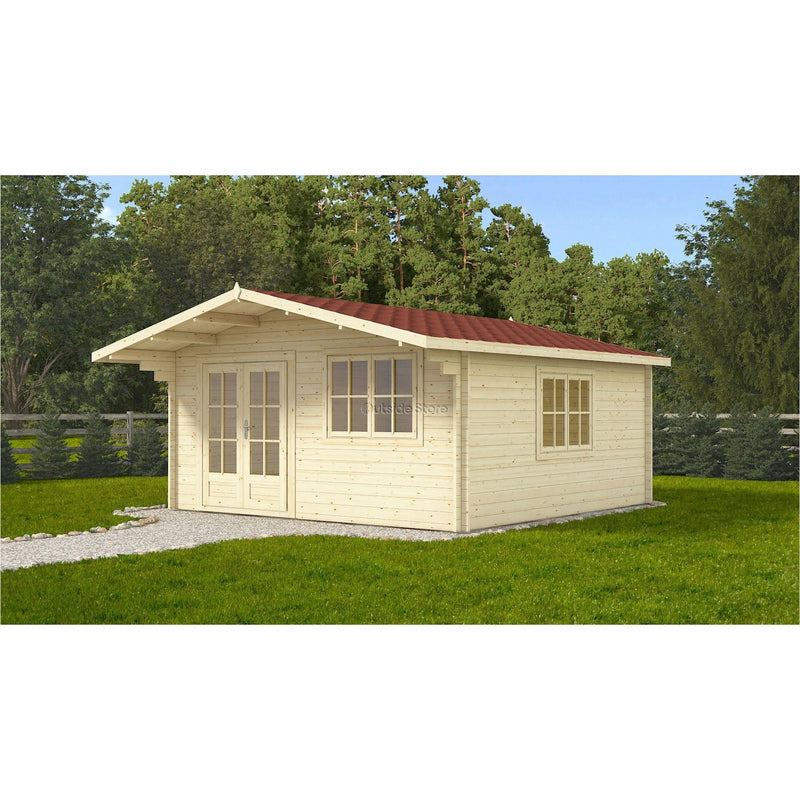 Eurowood (Eurovudas) Monaco Log Cabin 3x4m (10x13) - Outside Store