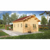 Eurowood (Eurovudas) Nottingham Wooden Summerhouse 4.5x6m, (15x20) 44mm - Outside Store