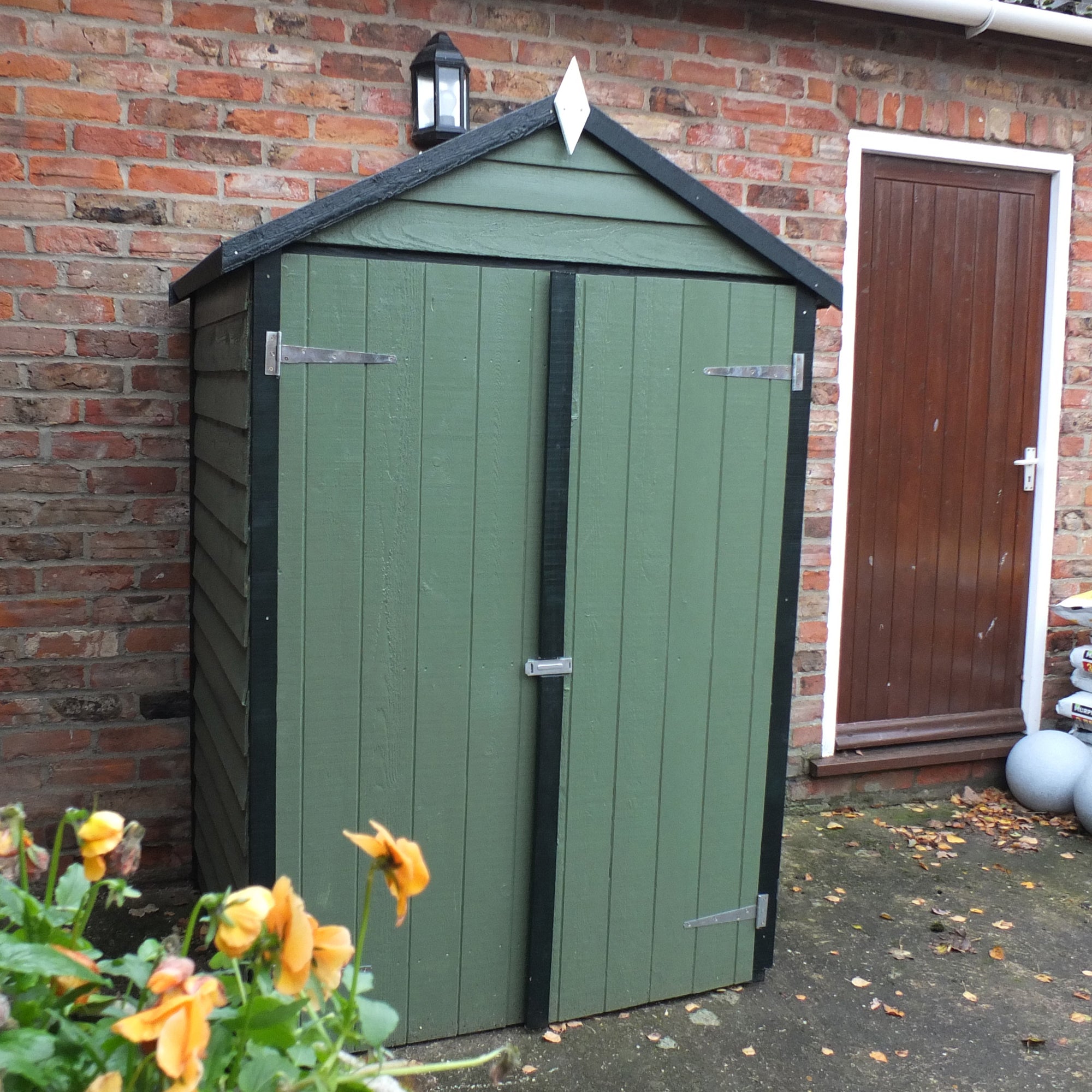 Shire Dip Treated Overlap Shed Double Door (4x3) OVED0403DOL-1AA 5060490130125 - Outside Store