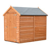 Shire Dip Treated Overlap Value Shed Single Door (6x4) OVSV0604DOL-1AA 5060490133331 - Outside Store