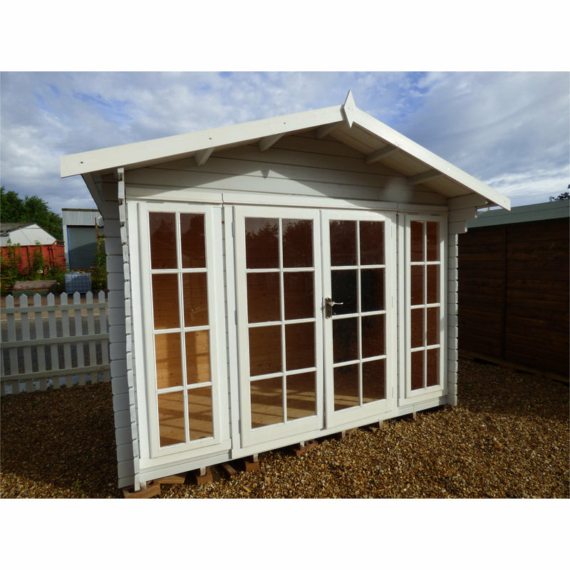 Shire Epping 28mm Log Cabin (10x10) EPPI1010L28-1AA - Outside Store