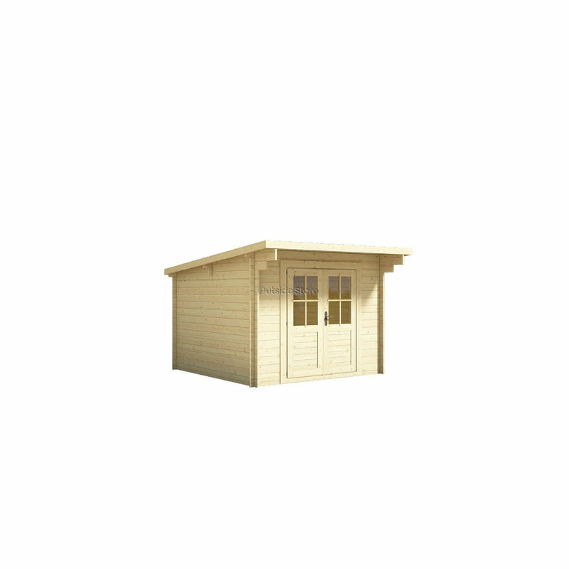 Eurowood (Eurovudas) Pau Log Cabin 3x3m (10x10), 44mm - Outside Store