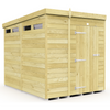 Total Sheds (6x8) Pressure Treated Pent Security Shed