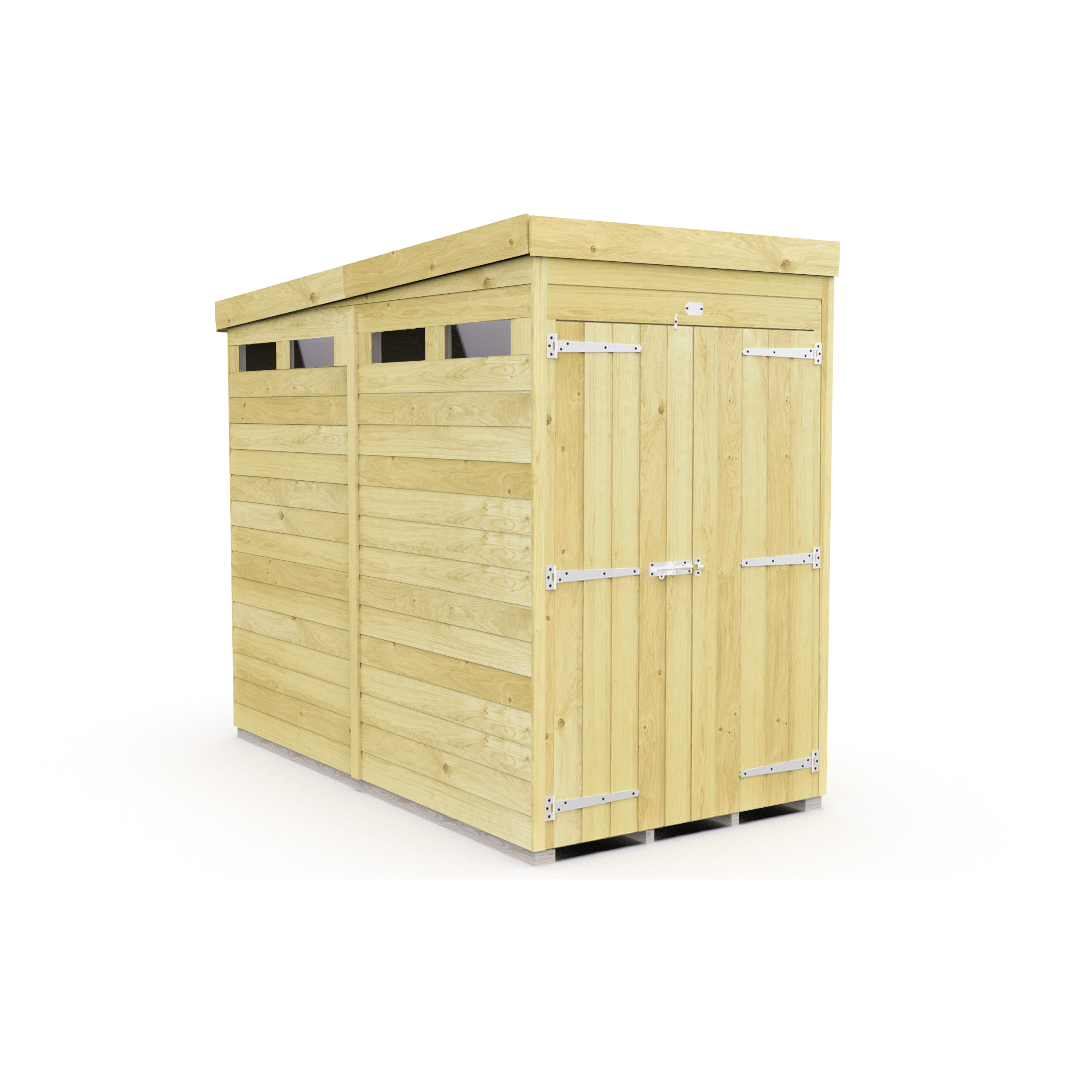 Total Sheds (4x8) Pressure Treated Pent Security Shed