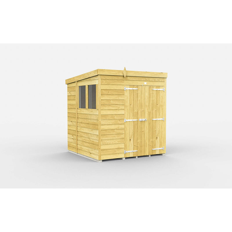 Total Sheds (6x6) Pressure Treated Pent Shed