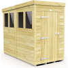 Total Sheds (4x8) Pressure Treated Pent Shed