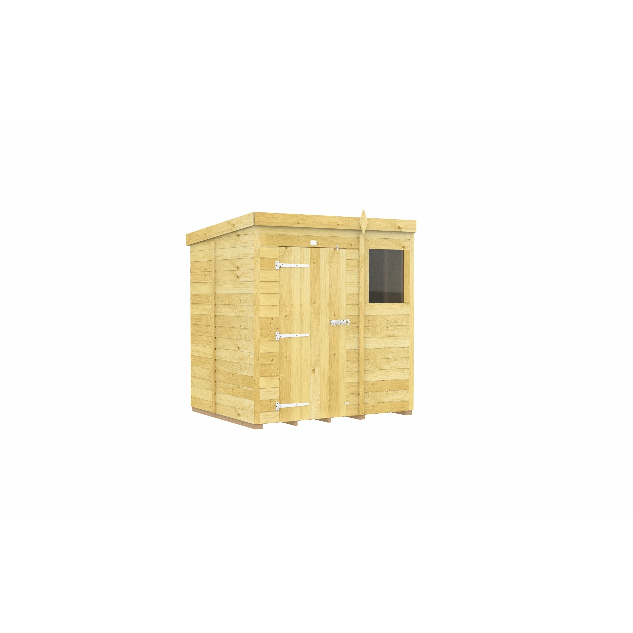 Total Sheds (6x5) Pressure Treated Pent Shed