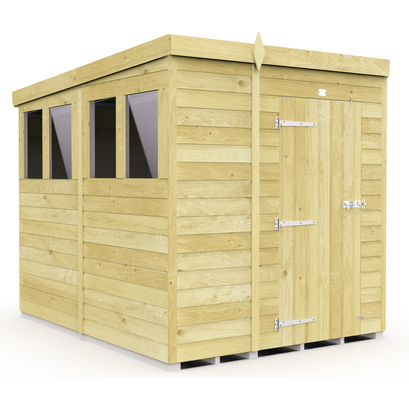 Total Sheds (6x8) Pressure Treated Pent Shed