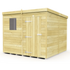 Total Sheds (7x8) Pressure Treated Pent Shed