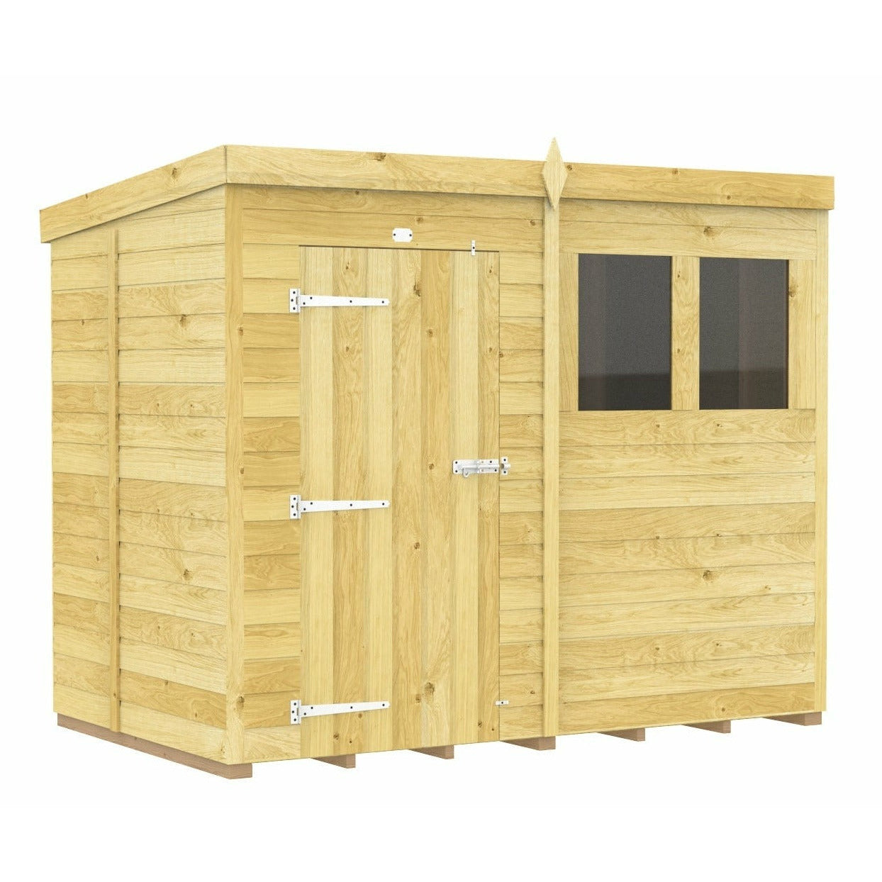 Total Sheds (8x5) Pressure Treated Pent Shed