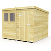 Total Sheds (8x8) Pressure Treated Pent Shed