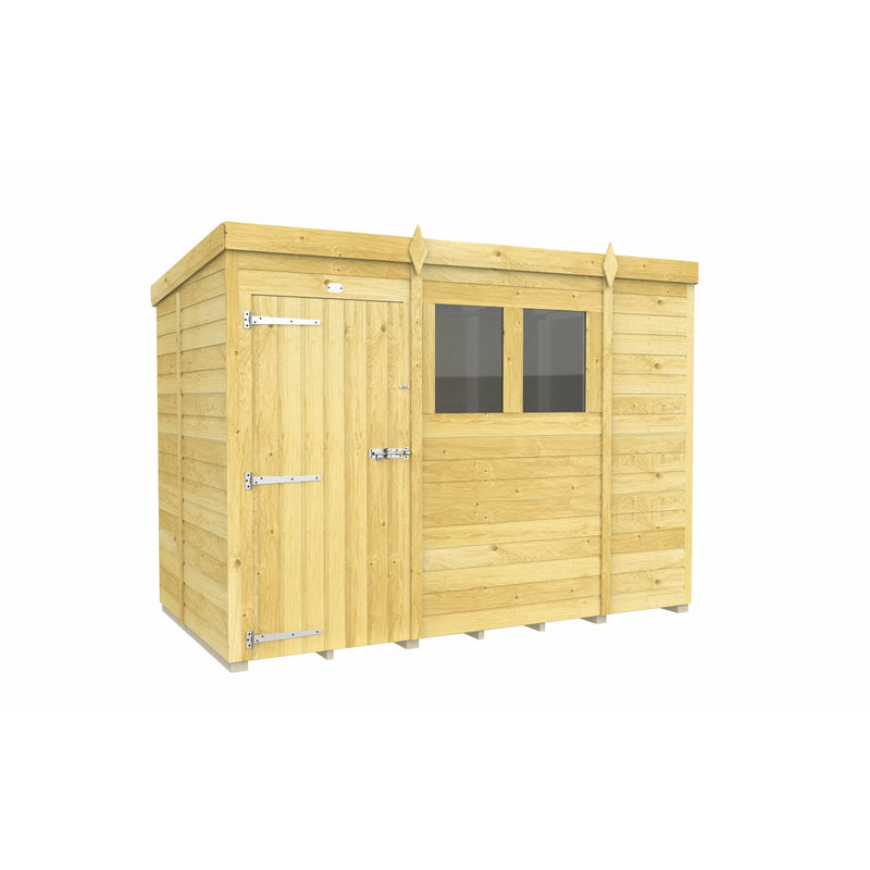 Total Sheds (9x5) Pressure Treated Pent Shed