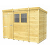 Total Sheds (9x5) Pressure Treated Pent Shed