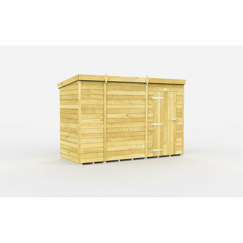 Total Sheds (10x4) Pressure Treated Pent Shed