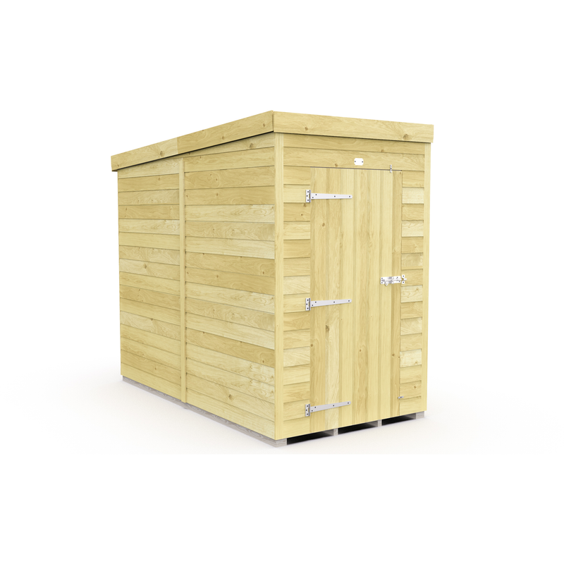 Total Sheds (4x8) Pressure Treated Pent Shed