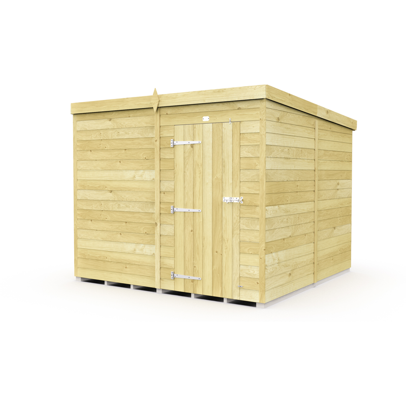 Total Sheds (8x8) Pressure Treated Pent Shed