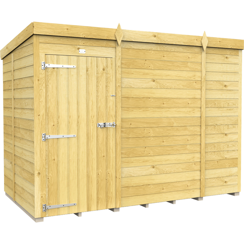 Total Sheds (9x5) Pressure Treated Pent Shed