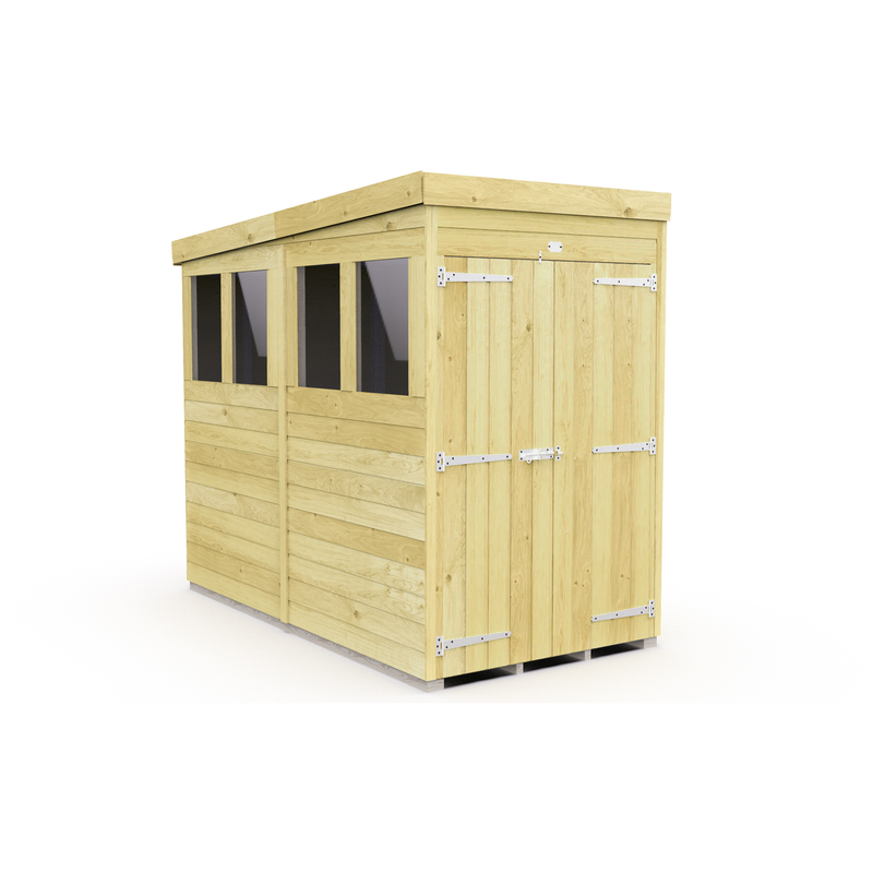 Total Sheds (4x8) Pressure Treated Pent Shed