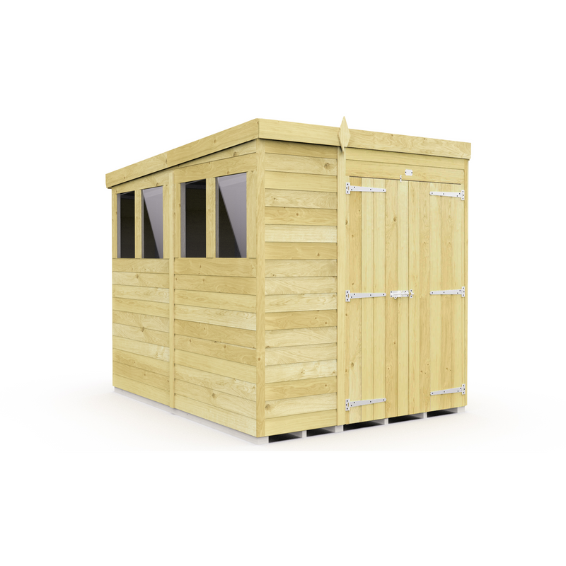 Total Sheds (6x8) Pressure Treated Pent Shed