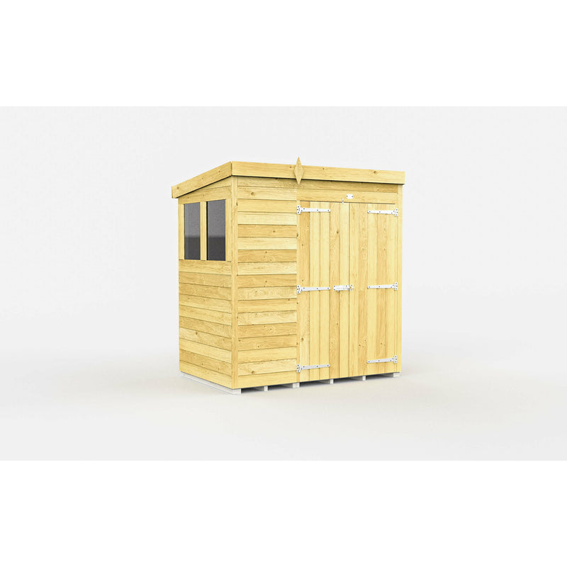 Total Sheds (7x4) Pressure Treated Pent Shed