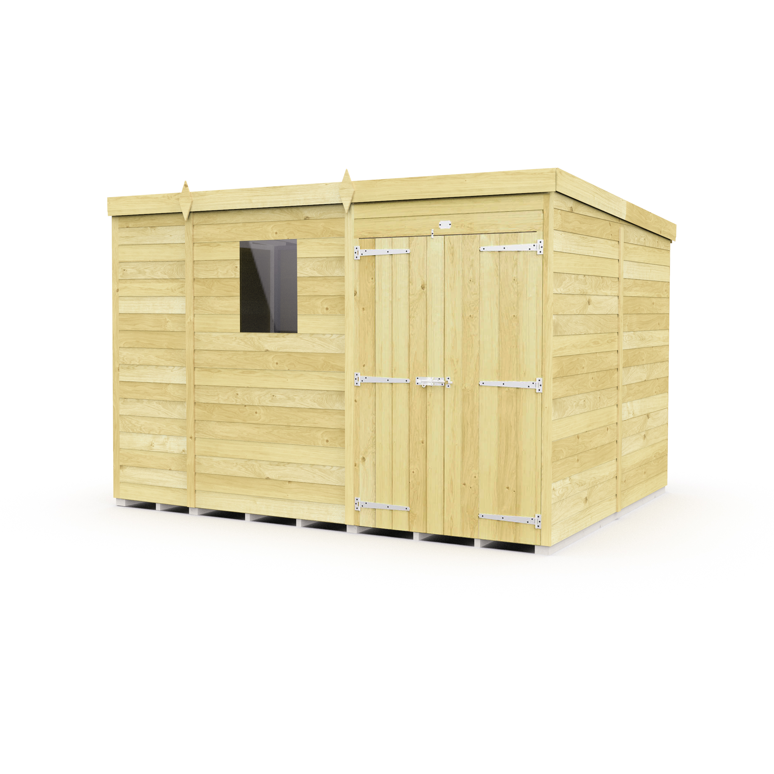 Total Sheds (9x8) Pressure Treated Pent Shed